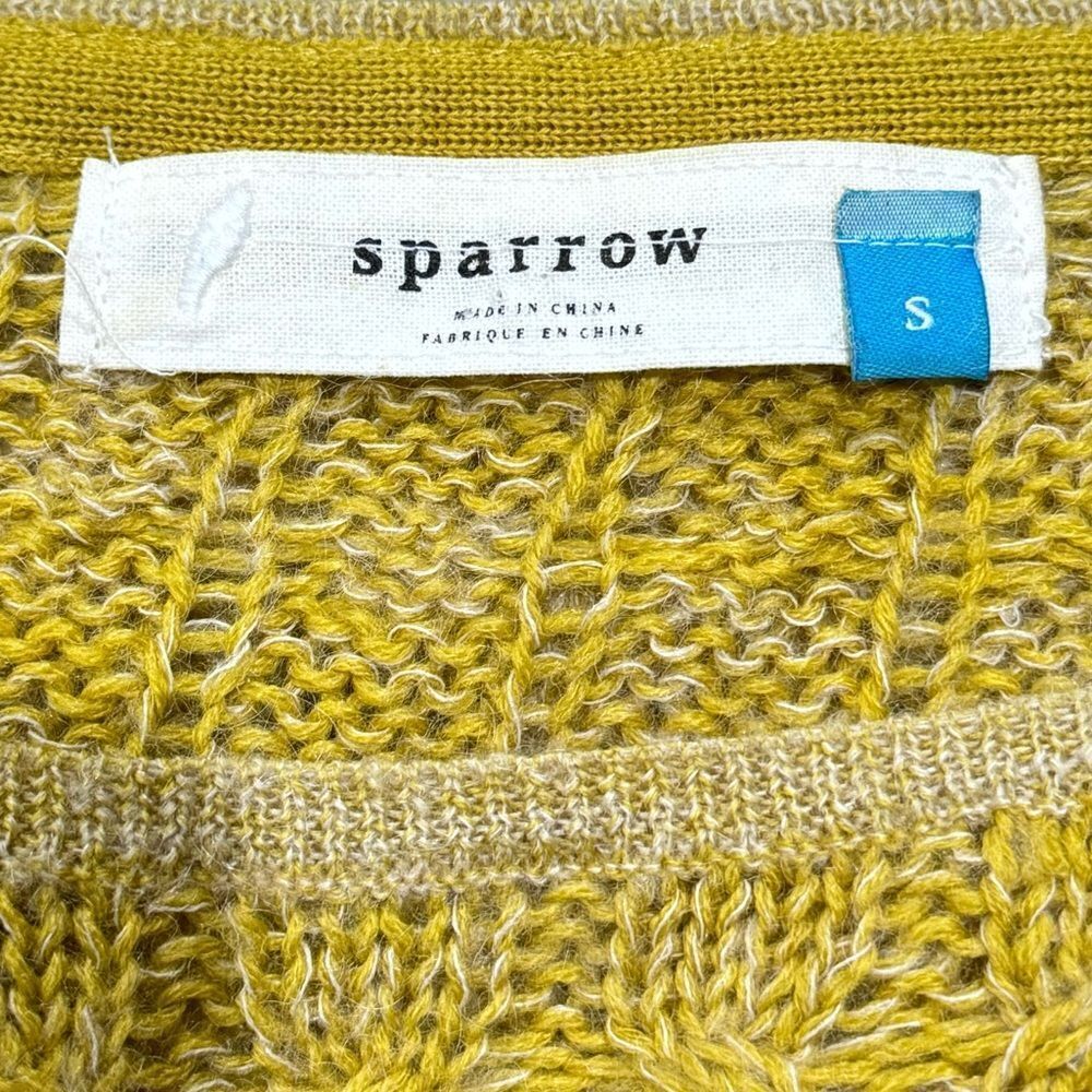 Anthropologie Wool Mohair Colorblock Sweater Women’s Small - Picture 4 of 5
